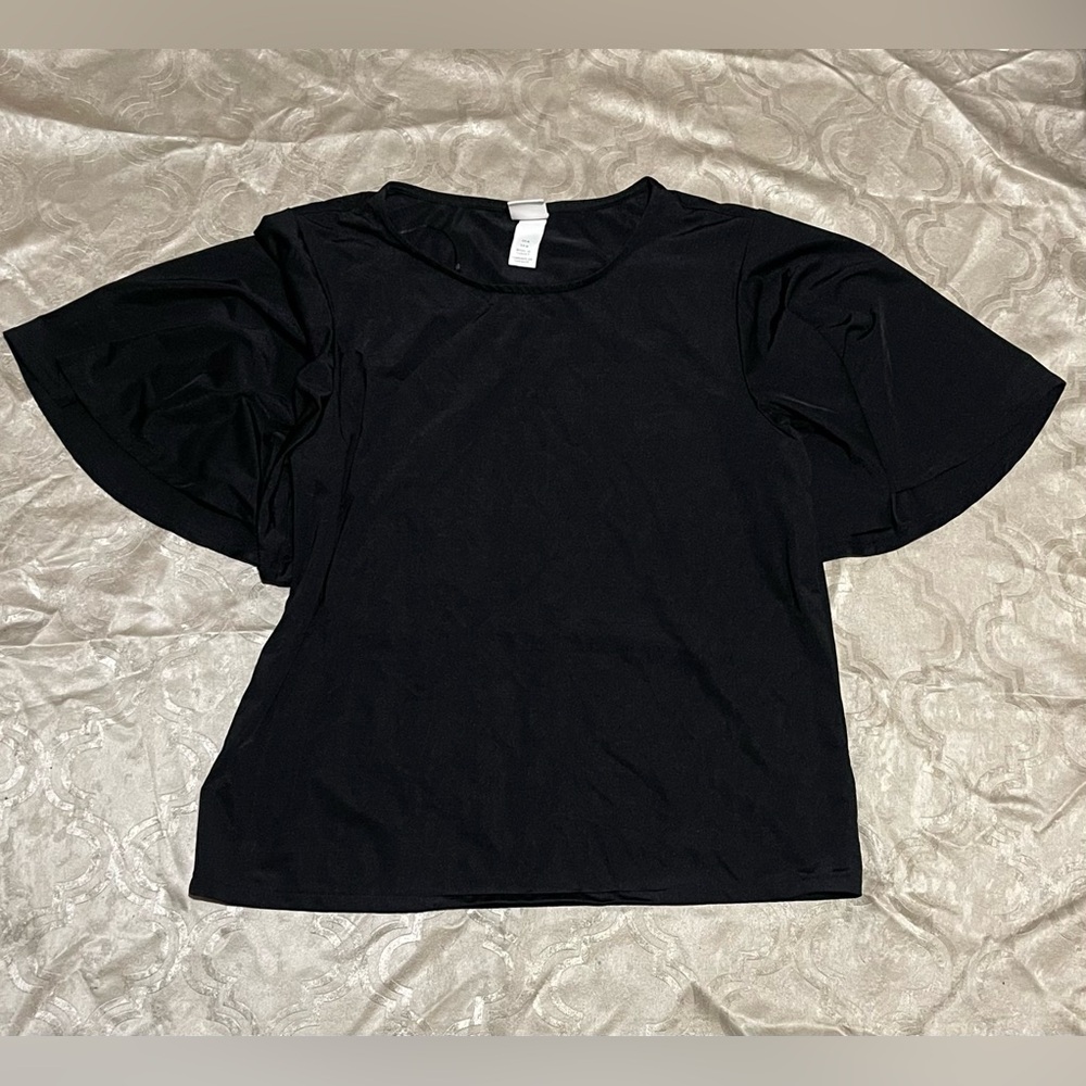 H&M Elegant Black Blouse